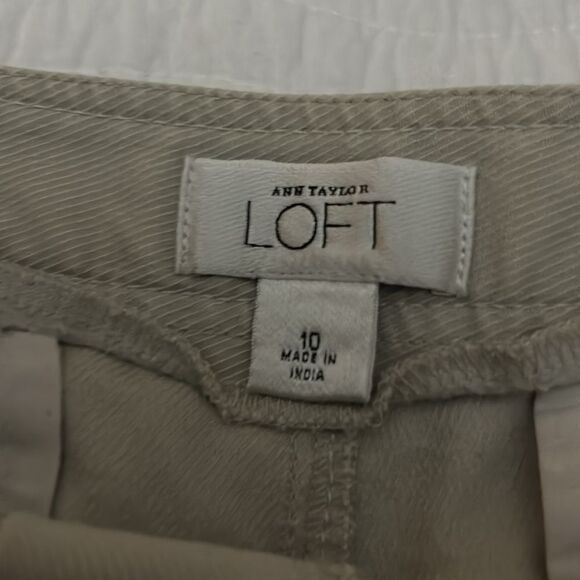 Ann Taylor loft khaki skirt size 10 - Picture 5 of 8